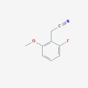 molecular formula C9H8FNO B1333661 2-(2-Fluoro-6-methoxyphenyl)acetonitrile CAS No. 500912-18-5