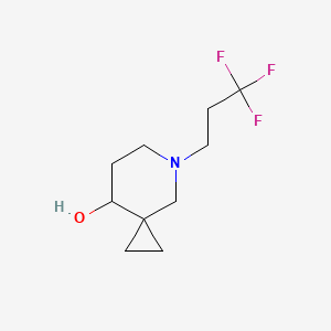 5-(3,3,3-Trifluoropropyl)-5-azaspiro[2.5]octan-8-ol