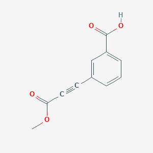 3-(3-Methoxy-3-oxoprop-1-yn-1-yl)benzoic acid