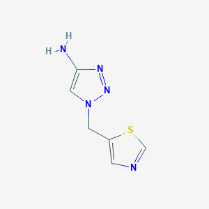 1-(1,3-Thiazol-5-ylmethyl)-1H-1,2,3-triazol-4-amine