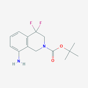 tert-Butyl 8-amino-4,4-difluoro-3,4-dihydroisoquinoline-2(1H)-carboxylate