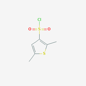 molecular formula C6H7ClO2S2 B1333670 2,5-dimethylthiophene-3-sulfonyl Chloride CAS No. 97272-04-3