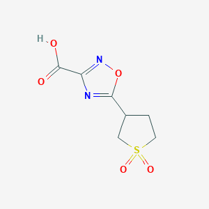 5-(1,1-Dioxidotetrahydrothiophen-3-yl)-1,2,4-oxadiazole-3-carboxylic acid