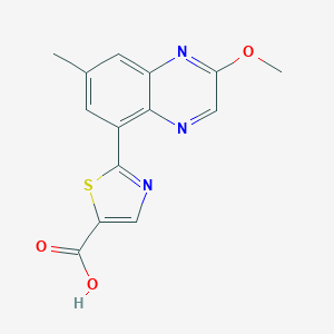 2-(2-Methoxy-7-methylquinoxalin-5-yl)thiazole-5-carboxylic acid