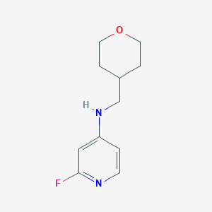 2-Fluoro-N-((tetrahydro-2H-pyran-4-yl)methyl)pyridin-4-amine