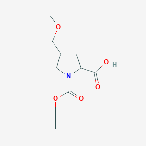 1-(tert-Butoxycarbonyl)-4-(methoxymethyl)pyrrolidine-2-carboxylic acid