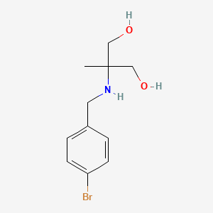 2-{[(4-Bromophenyl)methyl]amino}-2-methylpropane-1,3-diol