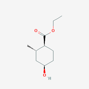 Rel-ethyl (1S,2S,4R)-4-hydroxy-2-methylcyclohexane-1-carboxylate