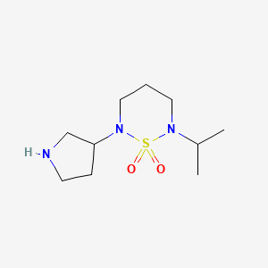 2-Isopropyl-6-(pyrrolidin-3-yl)-1,2,6-thiadiazinane 1,1-dioxide