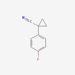 molecular formula C10H8FN B1333686 1-(4-氟苯基)环丙烷腈 CAS No. 97009-67-1