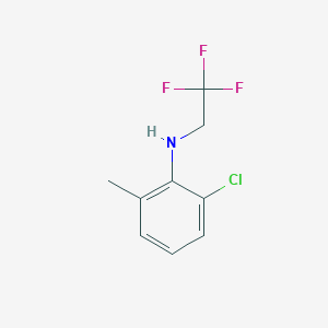 2-chloro-6-methyl-N-(2,2,2-trifluoroethyl)aniline