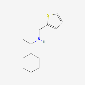 (1-Cyclohexylethyl)(thiophen-2-ylmethyl)amine