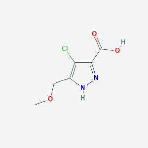 4-Chloro-5-(methoxymethyl)-1H-pyrazole-3-carboxylic acid