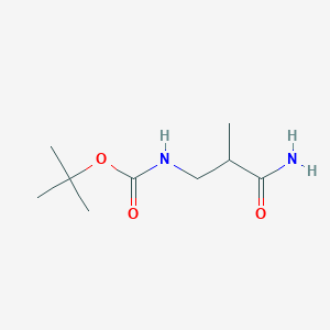 molecular formula C9H18N2O3 B133369 甲基-3-(叔丁氧羰基氨基)丙酰胺 CAS No. 143979-23-1