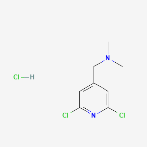 molecular formula C8H11Cl3N2 B1333690 N-[(2,6-二氯吡啶-4-基)甲基]-N,N-二甲基胺盐酸盐 CAS No. 849060-72-6