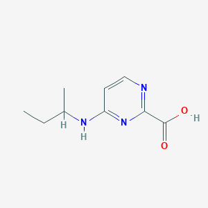 4-(sec-Butylamino)pyrimidine-2-carboxylic acid