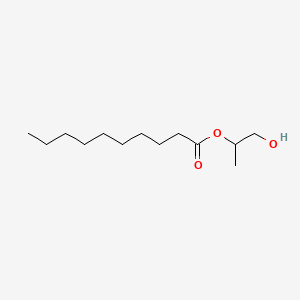 molecular formula C13H26O3 B13336943 Propylene glycol 2-caprate CAS No. 170678-32-7