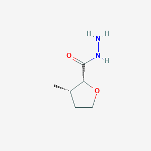 Rel-(2R,3S)-3-methyltetrahydrofuran-2-carbohydrazide