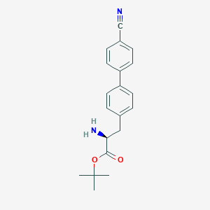 tert-Butyl (S)-2-amino-3-(4'-cyano-[1,1'-biphenyl]-4-yl)propanoate