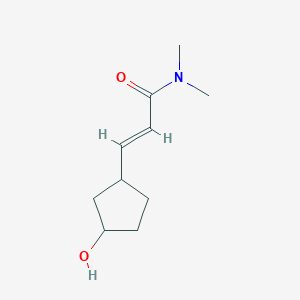 3-(3-Hydroxycyclopentyl)-N,N-dimethylacrylamide