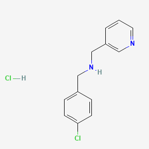 N-(4-Chlorobenzyl)-1-(pyridin-3-yl)methanamine hydrochloride