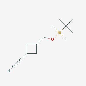 tert-Butyl((3-ethynylcyclobutyl)methoxy)dimethylsilane