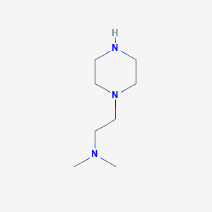 molecular formula C8H19N3 B1333714 1-(2-Dimethylaminoethyl)piperazine CAS No. 3644-18-6