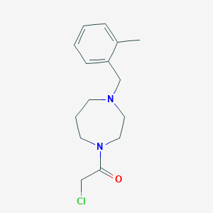 2-Chloro-1-[4-(o-tolylmethyl)-1,4-diazepan-1-yl]ethanone