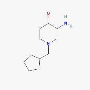 3-Amino-1-(cyclopentylmethyl)-1,4-dihydropyridin-4-one