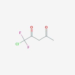molecular formula C5H5ClF2O2 B1333724 1-氯-1,1-二氟戊烷-2,4-二酮 CAS No. 2375-76-0