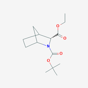 2-O-Tert-butyl 3-O-ethyl (3R)-2-azabicyclo[2.2.1]heptane-2,3-dicarboxylate