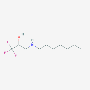 1,1,1-Trifluoro-3-(heptylamino)propan-2-ol