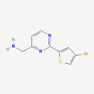 (2-(4-Bromothiophen-2-yl)pyrimidin-4-yl)methanamine