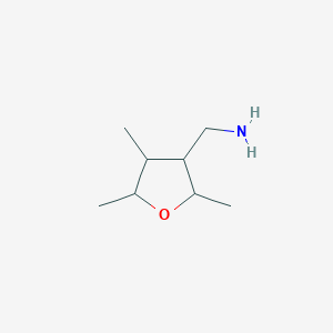 molecular formula C8H17NO B13337307 (2,4,5-Trimethyltetrahydrofuran-3-yl)methanamine 