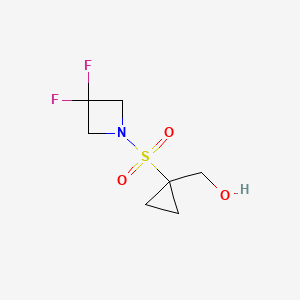 (1-((3,3-Difluoroazetidin-1-yl)sulfonyl)cyclopropyl)methanol