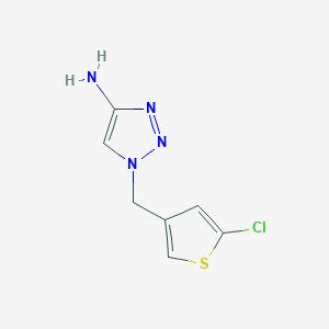 1-[(5-Chlorothiophen-3-yl)methyl]-1H-1,2,3-triazol-4-amine