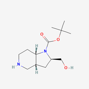 Rel-tert-butyl (2R,3aR,7aS)-2-(hydroxymethyl)octahydro-1H-pyrrolo[3,2-c]pyridine-1-carboxylate