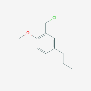 2-(Chloromethyl)-1-methoxy-4-propylbenzene