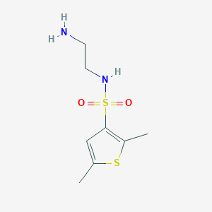 N-(2-aminoethyl)-2,5-dimethylthiophene-3-sulfonamide