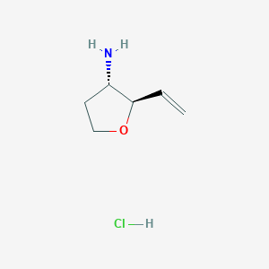 Rel-(2R,3S)-2-vinyltetrahydrofuran-3-amine hydrochloride