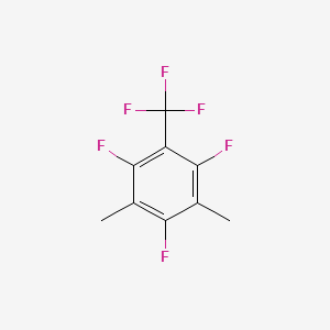 molecular formula C9H6F6 B1333752 1,3,5-三氟-2,4-二甲基-6-(三氟甲基)苯 CAS No. 886762-24-9
