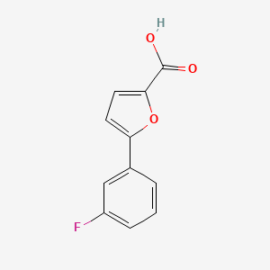 molecular formula C11H7FO3 B1333758 5-(3-fluorophenyl)furan-2-carboxylic Acid CAS No. 54022-97-8