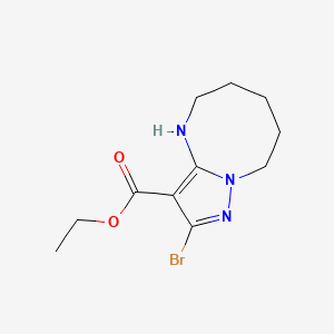 Ethyl 2-bromo-4,5,6,7,8,9-hexahydropyrazolo[1,5-a][1,3]diazocine-3-carboxylate