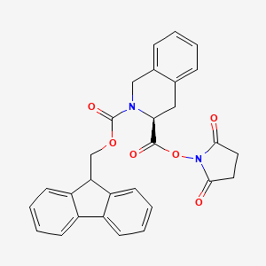 molecular formula C29H24N2O6 B13337616 Fmoc-Tic-OSu 