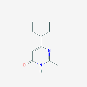 2-Methyl-6-(pentan-3-yl)pyrimidin-4-ol