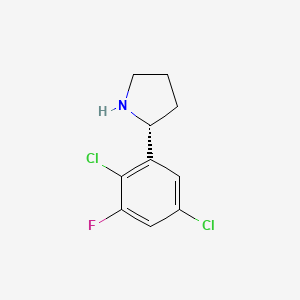 (R)-2-(2,5-Dichloro-3-fluorophenyl)pyrrolidine