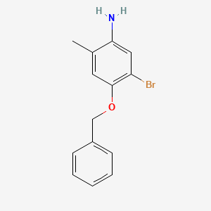 4-(Benzyloxy)-5-bromo-2-methylaniline