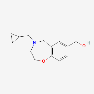 (4-(Cyclopropylmethyl)-2,3,4,5-tetrahydrobenzo[f][1,4]oxazepin-7-yl)methanol