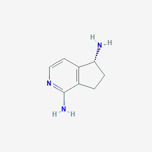 (R)-6,7-Dihydro-5H-cyclopenta[c]pyridine-1,5-diamine