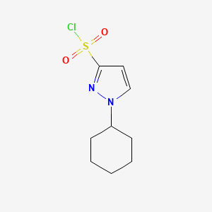 1-Cyclohexyl-1H-pyrazole-3-sulfonyl chloride